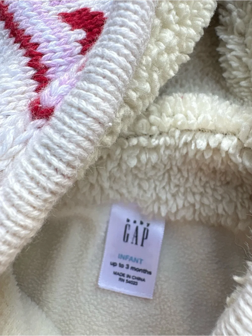 GAP size says